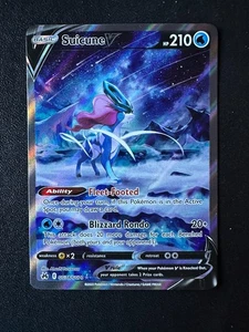 POKEMON TCG - CROWN ZENITH GALARIAN GALLERY - SUICUNE V GG38/GG70 - Picture 1 of 2