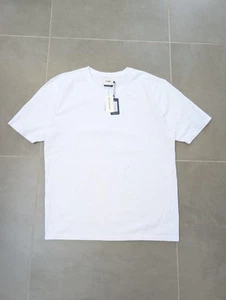 Camiseta de senderismo Drakes blanca de algodón con cuello redondo - talla XXL - precio de venta sugerido por el fabricante 75 GBP - Imagen 1 de 9