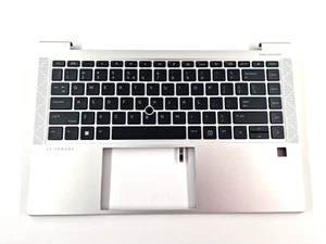HP Elitebook 840 G7 nouveau repose-poignets d'origine avec clavier rétroéclai... - Afbeelding 1 van 15