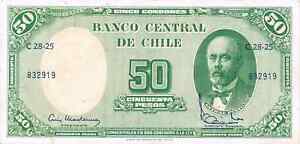 CHILE    50  PESOS     ( 175 )