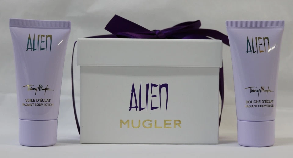 2pc Gift Set ALIEN Thierry Mugler 1 oz TravelSZ Radiant Shower Gel & Body Cream - Image 1 of 1