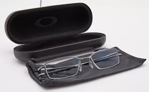 Oakley Jackknife 4.0 Polished Mercury Silver Half Eyeglasses Frames 51-19 138 - Picture 1 of 10