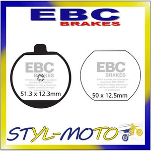FA033 PASTIGLIE ORGANICHE ANTERIORI SINISTRA EBC KAWASAKI Z 750 KZ750 1976-1979 - Foto 1 di 1