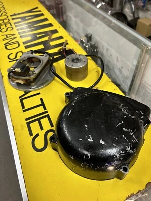 YAMAHA RT2 MX 1972/3 ESTATOR ROTOR Y CUBIERTA PRUEBAS ¡BUENO! #8016-2 Foto 1 de 4