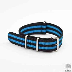 MKS NATO Dr.Manhattan Nylon Watch Strap (18,20 & 22mm) *Clearance - Picture 1 of 3