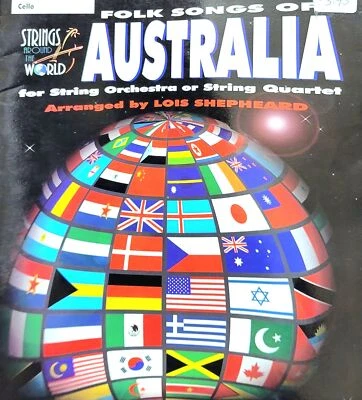Folk Songs of Australia for String Orchestra or String Quartet for Cello  - Image 1 of 4