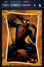 Topps Marvel Collect Digital Ultimate Spiderman Super Rare Orange Motion #7