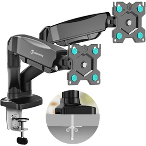 ONKRON Support d'écran pour 2 moniteurs 13-32", jusqu'à 8 kg, VESA 75x75/100x100, G160-B - Photo 1/8
