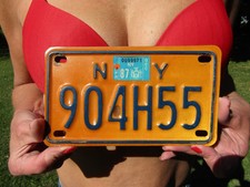 vintage motorcycle license plates for sale | eBay