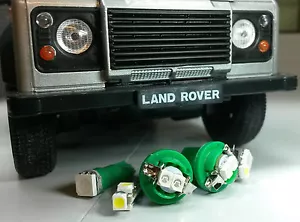 Land Rover Defender LED Dash Bright Green SMD Instrument Speedo 90/110 TD5 kit - Picture 1 of 3