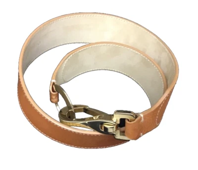 Cinturón Oscar de-la-Renta Talla Pequeña Mujer Cuero Tostado Italia Difícil 2 Encontrar 31401/33 Foto 1 de 4