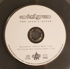 End of Green - The Sick's Sense - Promo - Mini CD - 2 Track - Zustand ok - Bild 1 von 1