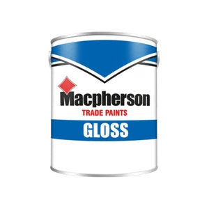 Macpherson Gloss Brilliant White or Black All Sizes Oil Based Interior Exterior - Picture 1 of 1
