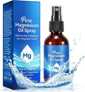 Pure Magnesium Oil Spray, Natural Organic Magnesium Oil, Easy to Use, Easy Quick - Picture 1 of 8