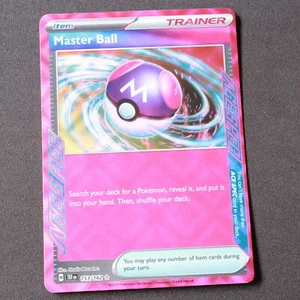 Master Ball 153 NM Pokemon SV05: Temporal Forces ACE SPEC Rare Holofoil - Picture 1 of 2