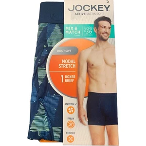 PARA HOMBRES JOCKEY ACTIVE ULTRA SUAVE FRESCO MODAL ELÁSTICO CALZONCILLO BOXER PEQUEÑO-1 Par - Imagen 1 de 3