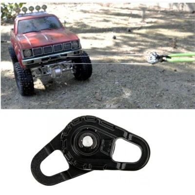 Blocco di strappo per verricello in lega per impieghi gravosi nero 1:10 RC Car - Immagine 1 di 4
