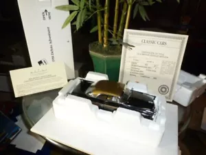 danbury mint 1956 DESOTO ADVENTURER, BLACK/GOLD HARDTOP - Picture 1 of 8