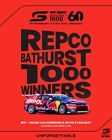 V8 SUPERCARS WINNERS RACING TEAM CARS POSTER,BATHURST,FORD HOLDEN,MOTOR champs 1