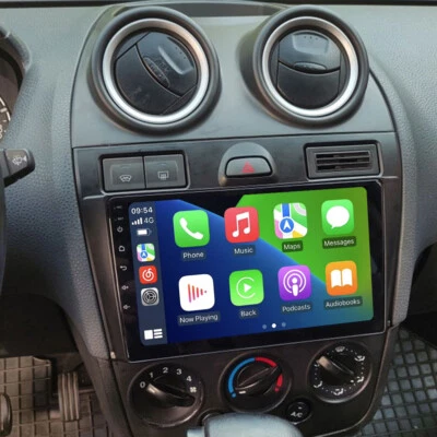 Per Ford Fiesta MK5 2002-2008 Android13 Autoradio GPS WIFI RDS Fit Apple Carplay - Immagine 1 di 4
