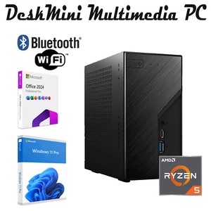 ASROCK X600 Mini PC Ryzen5 8600 6-Kern 5,0GHz 32GB - 1TB SSD - WIN11 Office Pro - Bild 1 von 5