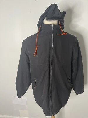 防水连帽抽绳夹克中号男式  — 第 1/4 张图片