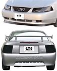 Fits 99-04 Mustang V6 GT Cobra GTS Smoke Acrylic Headlight Taillight Covers 4pc