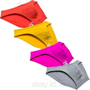 Mens Vintage Swim Briefs Drawstring Draws Swimwear Ice Silk Lined Retro Swimsuit - Picture 1 of 56
