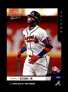 Juego de 10 cartas Topps Now Futures Award 2019 Nl Mvp /10 #34 Ronald Acuña Jr Braves - Imagen 1 de 2