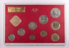 1974 Russia USSR 9 Coin Proof Like Uncirculated Set Leningrad Mint OGP Yellow