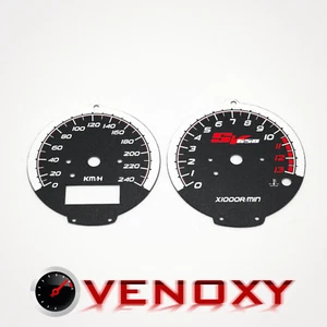 Suzuki SV 650 S 1999-2002 KM/H Aftermarket Instrument Cluster Black Gauge Faces - Picture 1 of 1