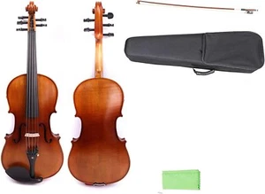 5 String 16inch viola full size Maple Spruce wood ebony fittings Lightweight - Picture 1 of 6