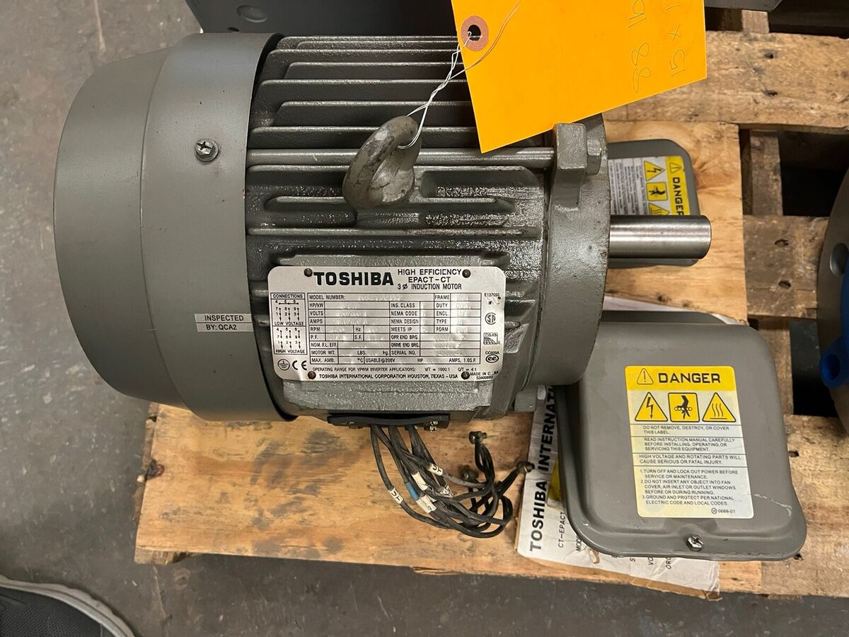 Toshiba Three Phase General Purpose Industrial Electric Toshiba Three Phase General Purpose Industrial Electric