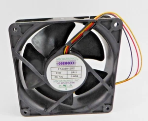Ventilador tubaxial Mechatronics F1238H12B2FHR 12 VDC cuadrado 119x119x38 mm 112 CFM 440 mA - Imagen 1 de 7