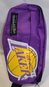 Mitchell & Ness NBA Los Angeles Lakers Purple Fanny Pack NEW But Has Small Spot - Picture 1 of 5