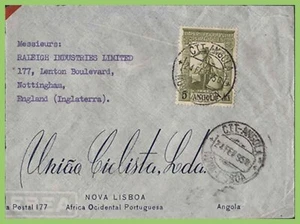 Angola 1955 5a on cover to England - Picture 1 of 2