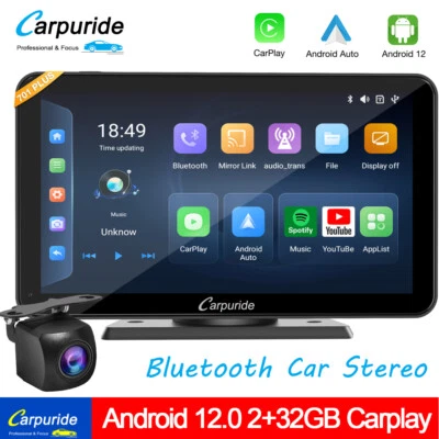 Carpuride W701Plus 4+64G RAM Auto-Entertainment-System mit CarPlay Android 12 - Bild 1 von 4
