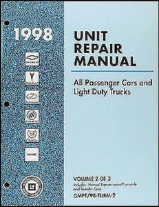 1998 GM Cambio Manuale Ricostruzione Libro Pontiac GMC Chevrolet Tutti Inc - Foto 1 di 2