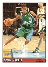 2005-06 Topps Bazooka Dallas Mavericks Basketball Card #97 Devin Harris
