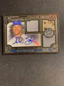 2016 Topps Signature Swatches Noah Syndergaard 11/99 SP Auto Triple Relic - Picture 1 of 3