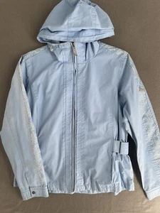 ZeroXposure Jacket Womens Large Hooded Windbreaker Full Zip Weatherproof - Picture 1 of 12