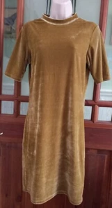 Stretch Velvet Bodycon Wiggle pencil Mini Dress Size 12 Party club wear - Picture 1 of 5