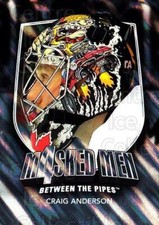 2011-12 Between The Pipes Masked Men 4 Silver #1 Craig Anderson