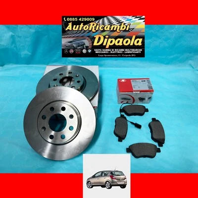 KIT DISCHI + PATTINI PASTIGLIE FRENO OPEL CORSA D 1.2 BENZ 1.3 CDTI DIESEL - Immagine 1 di 2