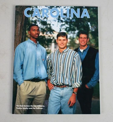 Anuario de baloncesto Tarheel 1994-95 de Carolina del Norte guía de medios Jerry Stackhouse  Foto 1 de 4