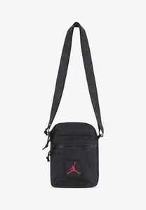 Jordan Logo Umhängetasche in Schwarz Original Neu Unisex Herren - Bild 1 von 4