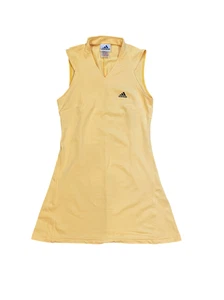 Adidas golden yellow tennis sport mini dress M - Picture 1 of 5