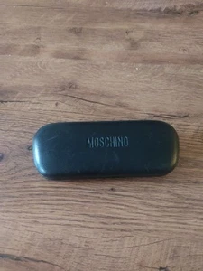 ASTUCCIO OCCHIALI RIGIDO MOSCHINO Vintage - Foto 1 di 14