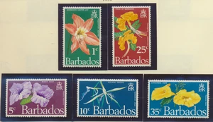 Barbados Stamps Scott #348 To 352, Mint Hinged - Picture 1 of 1
