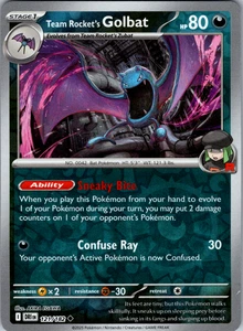 Team Rocket’s Golbat Reverse Holo 121/182 SV10: Destined Rivals Uncommon - NM - Picture 1 of 2